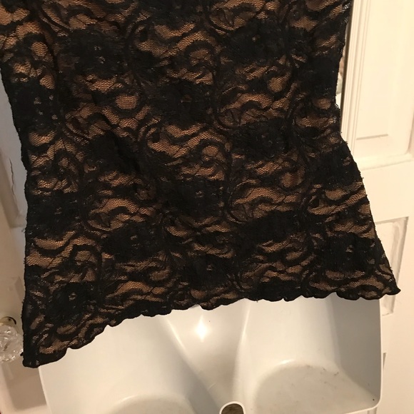 INC halter M.  Black lace womens excelnt cdtn - Picture 4 of 6